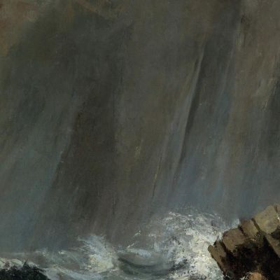 Marine La Tromba Marina Gustave Courbet cg116 quadro stampa su tela