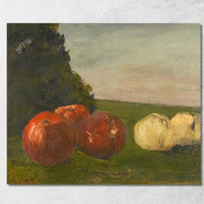 Nature Morte Gustave Courbet cg119 quadro stampa su tela