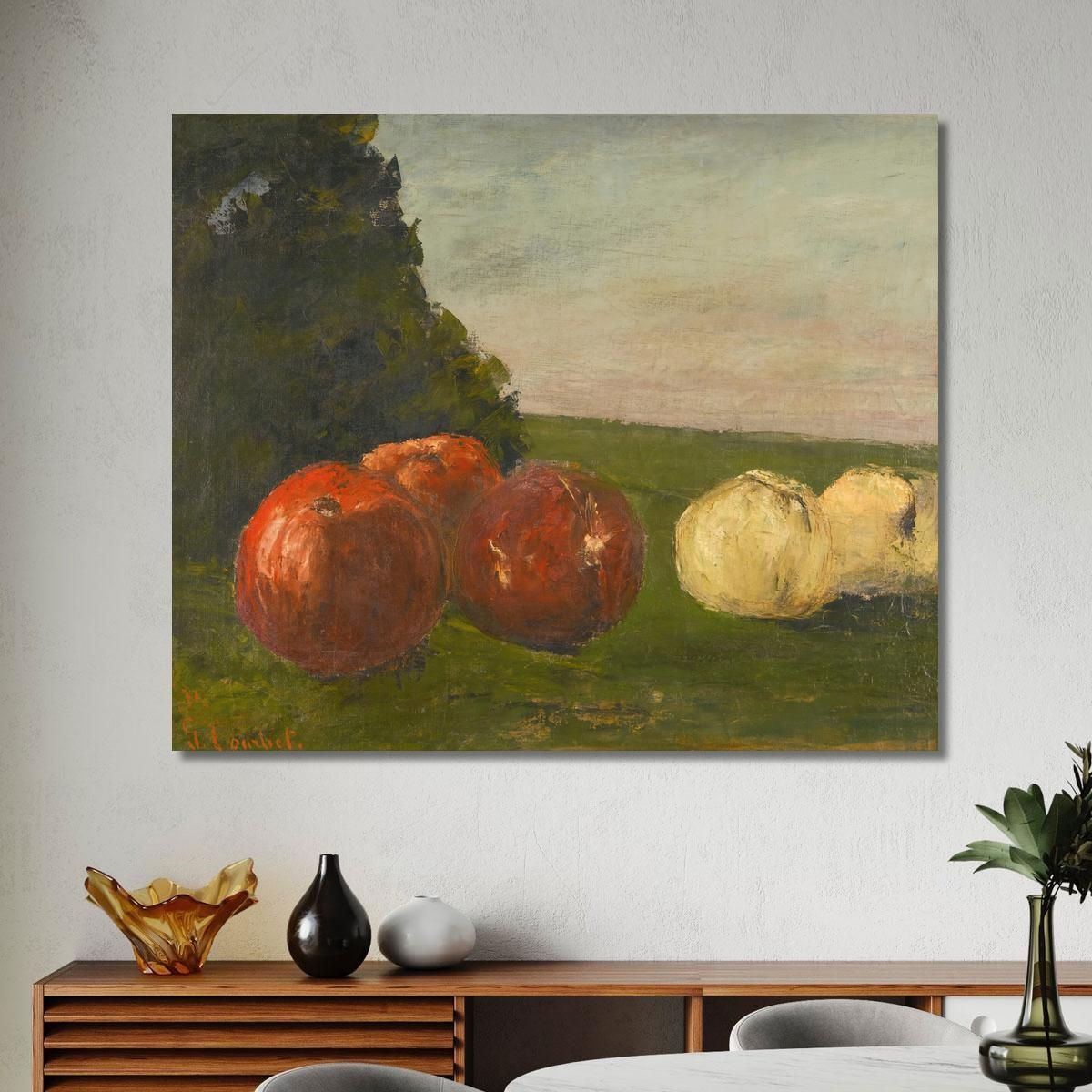 Nature Morte Gustave Courbet cg119 quadro stampa su tela