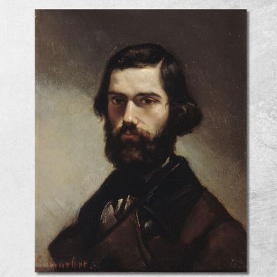 Ritratto Di Jules Valles Gustave Courbet cg133 quadro stampa su tela
