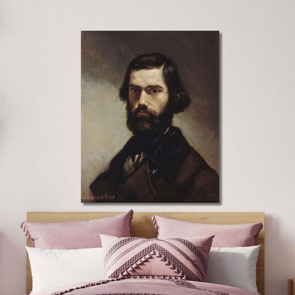 Ritratto Di Jules Valles Gustave Courbet cg133 quadro stampa su tela