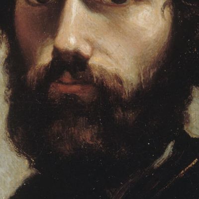 Ritratto Di Jules Valles Gustave Courbet cg133 quadro stampa su tela