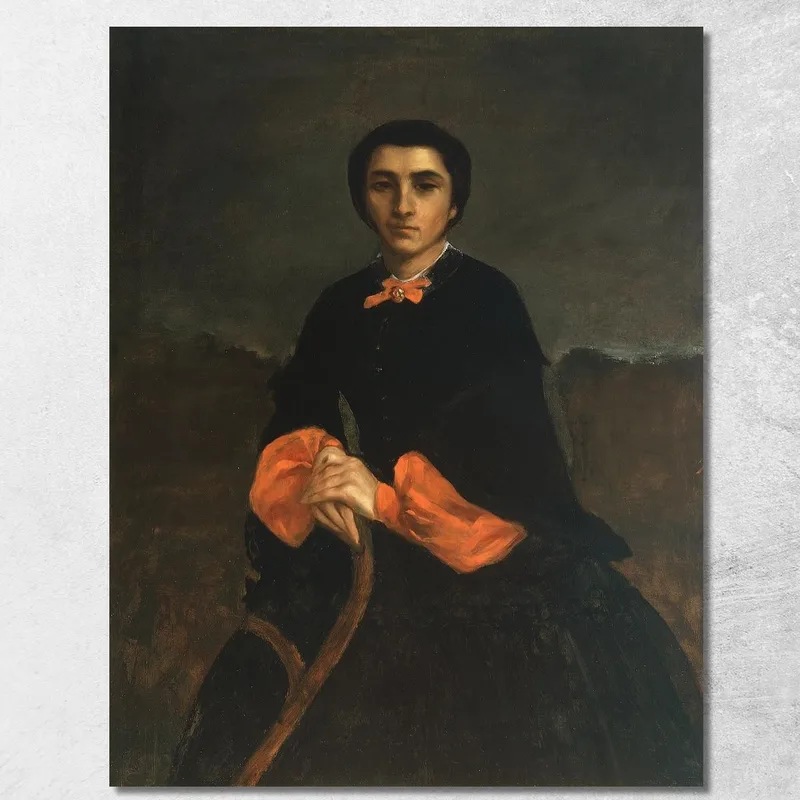 Tableau Toile "L'Amazone" De Gustave Courbet - Reproduction Sur Cadre - Prêt à Accrocher