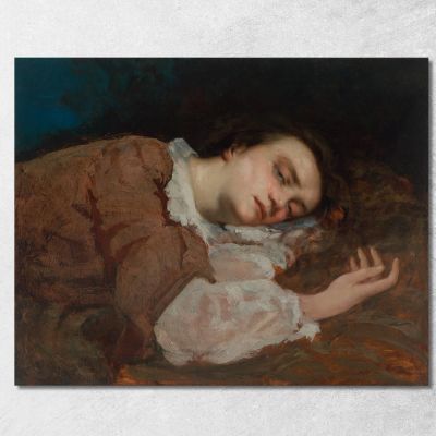 Giovani Donne Delle Rive Della Senna Estate Gustave Courbet cg160 quadro stampa su tela