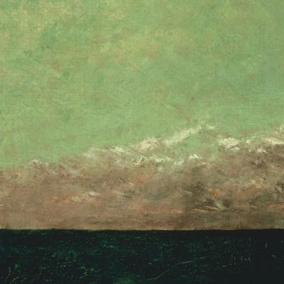Il Mediterraneo Gustave Courbet cg176 quadro stampa su tela