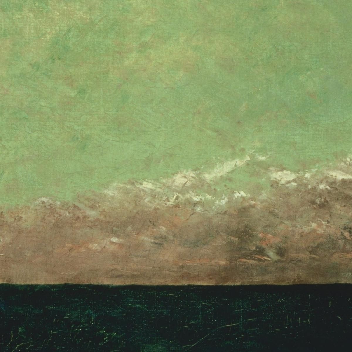 Il Mediterraneo Gustave Courbet cg176 quadro stampa su tela
