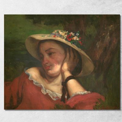 Giovani Donne Sulla Riva Della Senna Gustave Courbet cg200 quadro stampa su tela