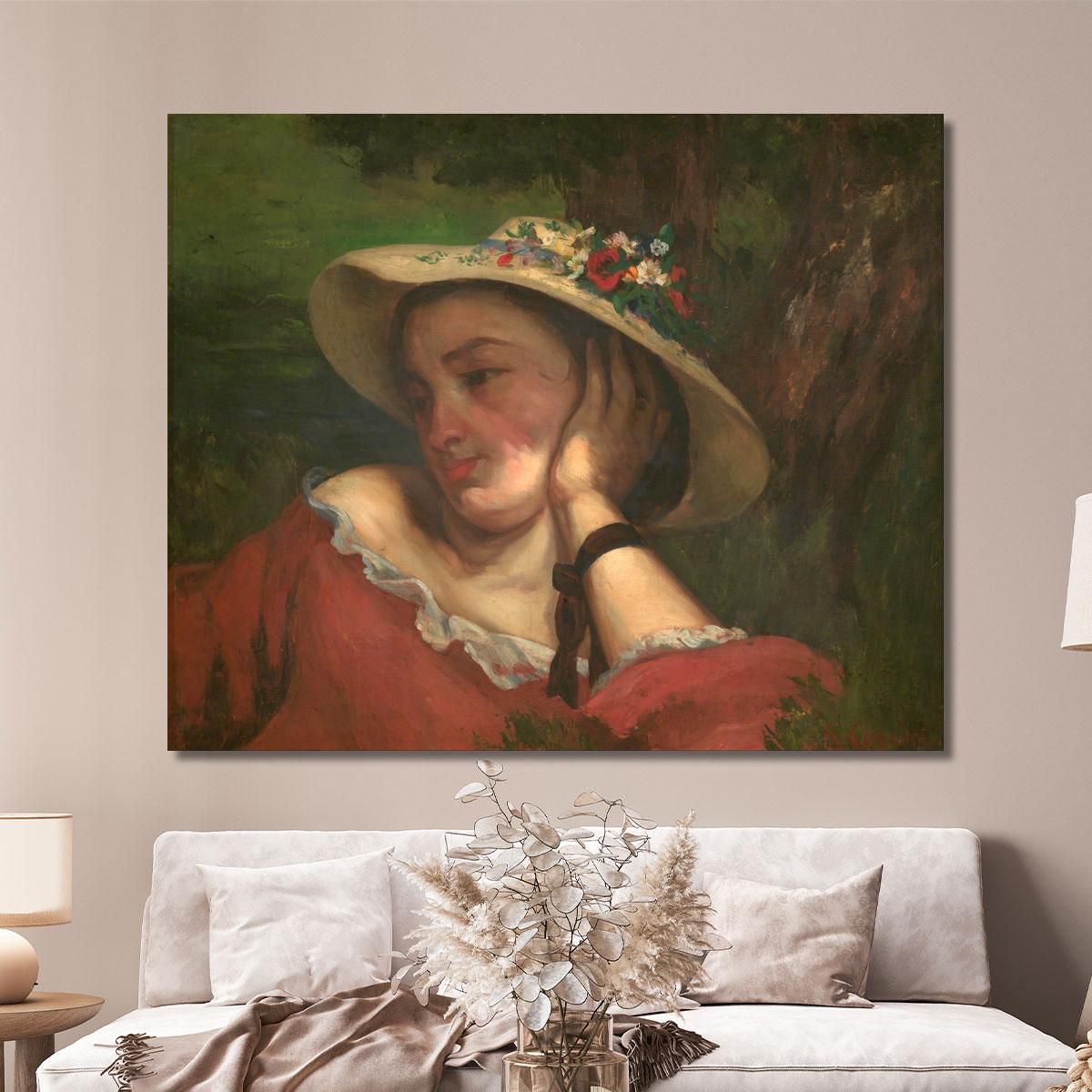 Giovani Donne Sulla Riva Della Senna Gustave Courbet cg200 quadro stampa su tela