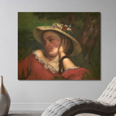 Giovani Donne Sulla Riva Della Senna Gustave Courbet cg200 quadro stampa su tela