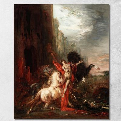 Diomede Divorato Dai Suoi Cavalli Gustave Moreau gmr4 quadro stampa su tela