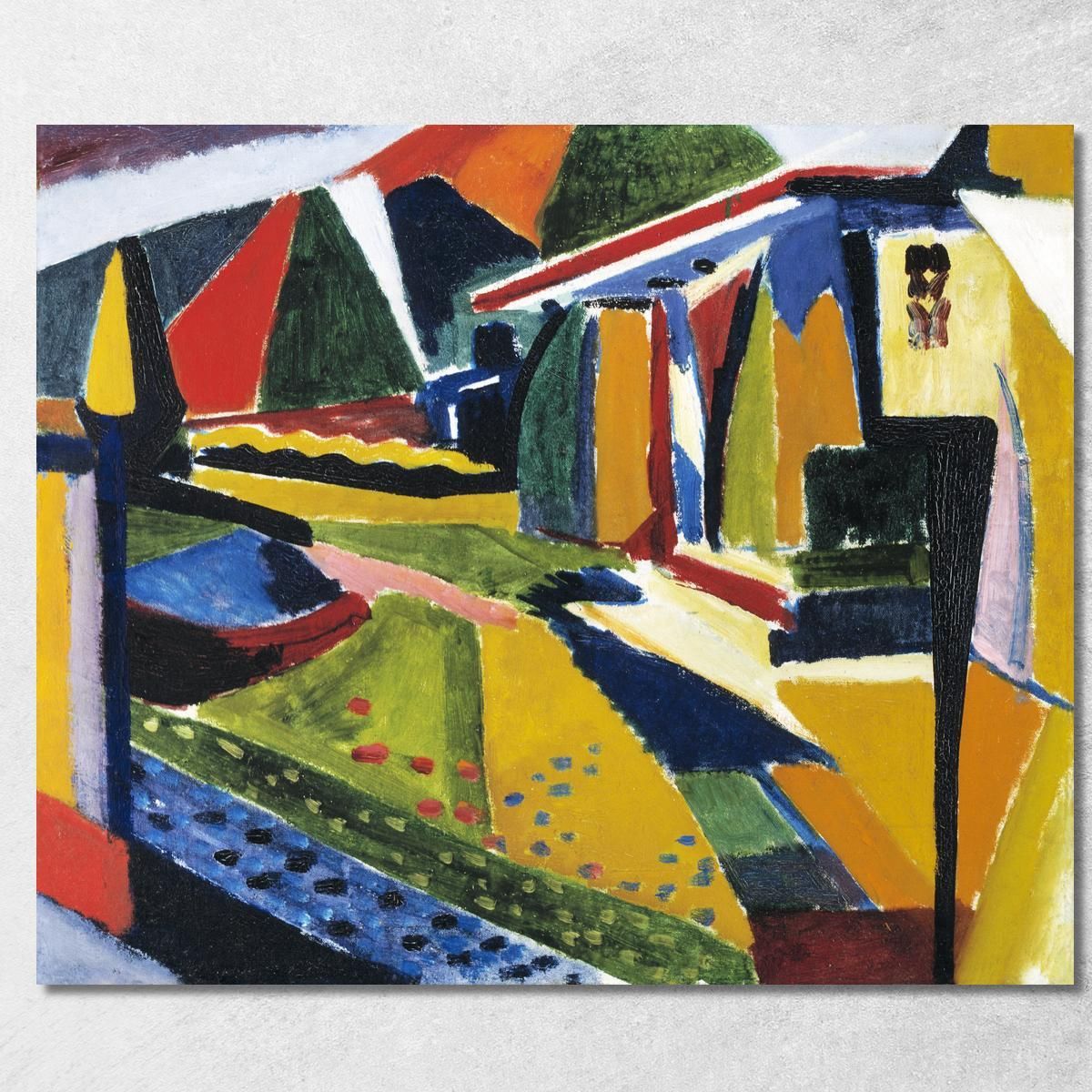 Paesaggio Astratto Henry Lyman Sayen hls1 quadro stampa su tela Paesaggio Astratto Henry Lyman Sayen hls1 quadro stampa su tela