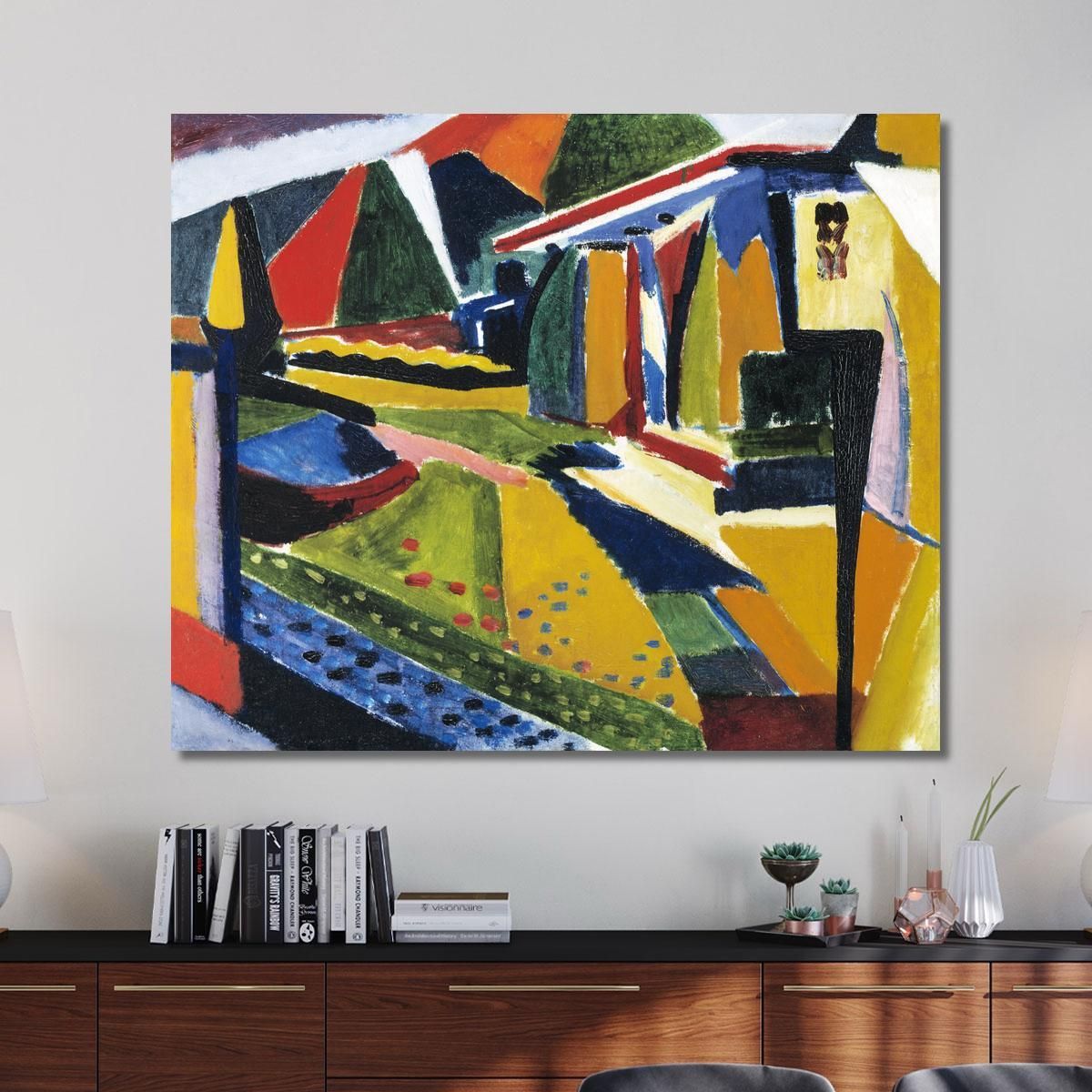 Paesaggio Astratto Henry Lyman Sayen hls1 quadro stampa su tela