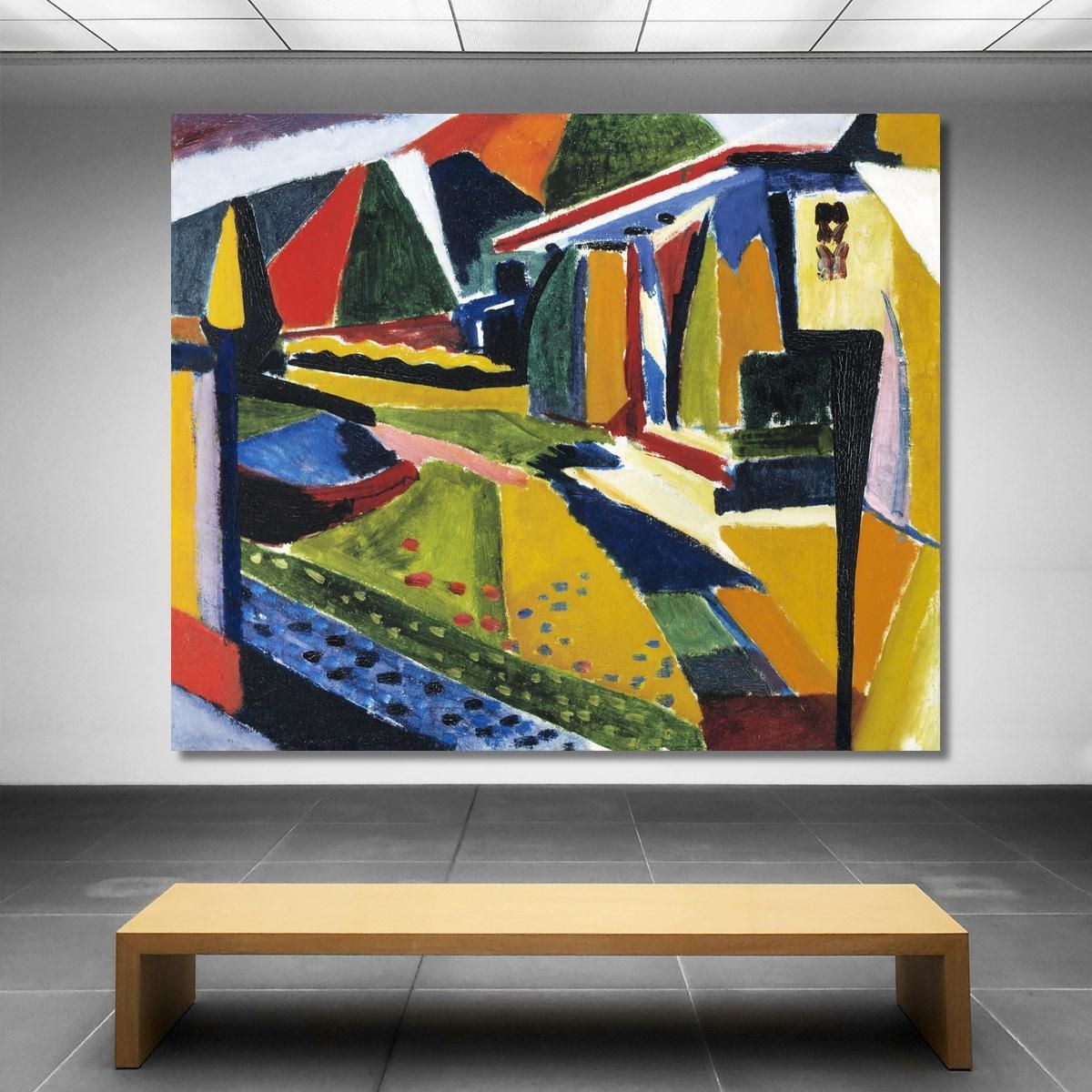 Paesaggio Astratto Henry Lyman Sayen hls1 quadro stampa su tela