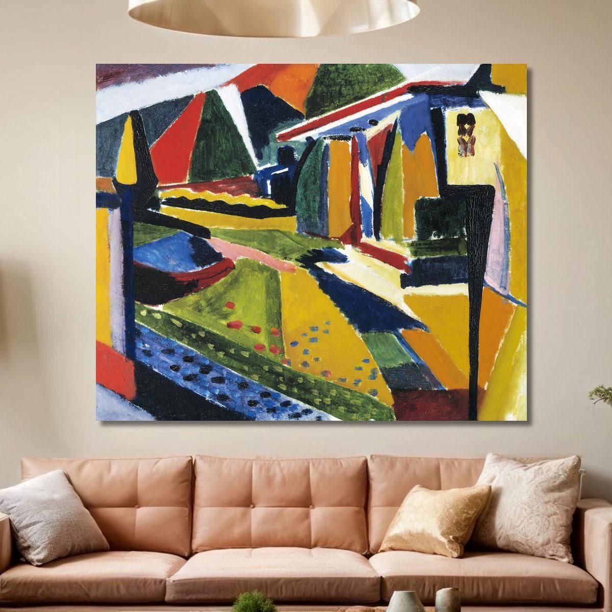 Paesaggio Astratto Henry Lyman Sayen hls1 quadro stampa su tela