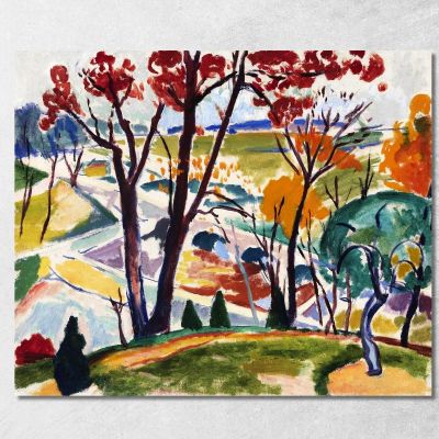 Ponte Paesaggistico Huntingdon Valley Henry Lyman Sayen hls22 quadro stampa su tela