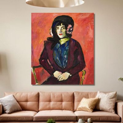 Portrait Of A Girl Henry Lyman Sayen, hls30 canvas print