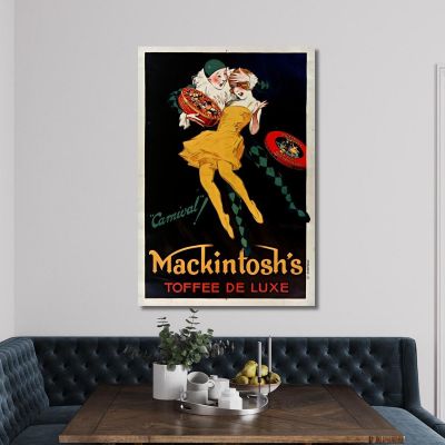 Carnevale! Il Caramello Di Lusso Di Mackintosh Jean d'Ylen jyl4 quadro stampa su tela