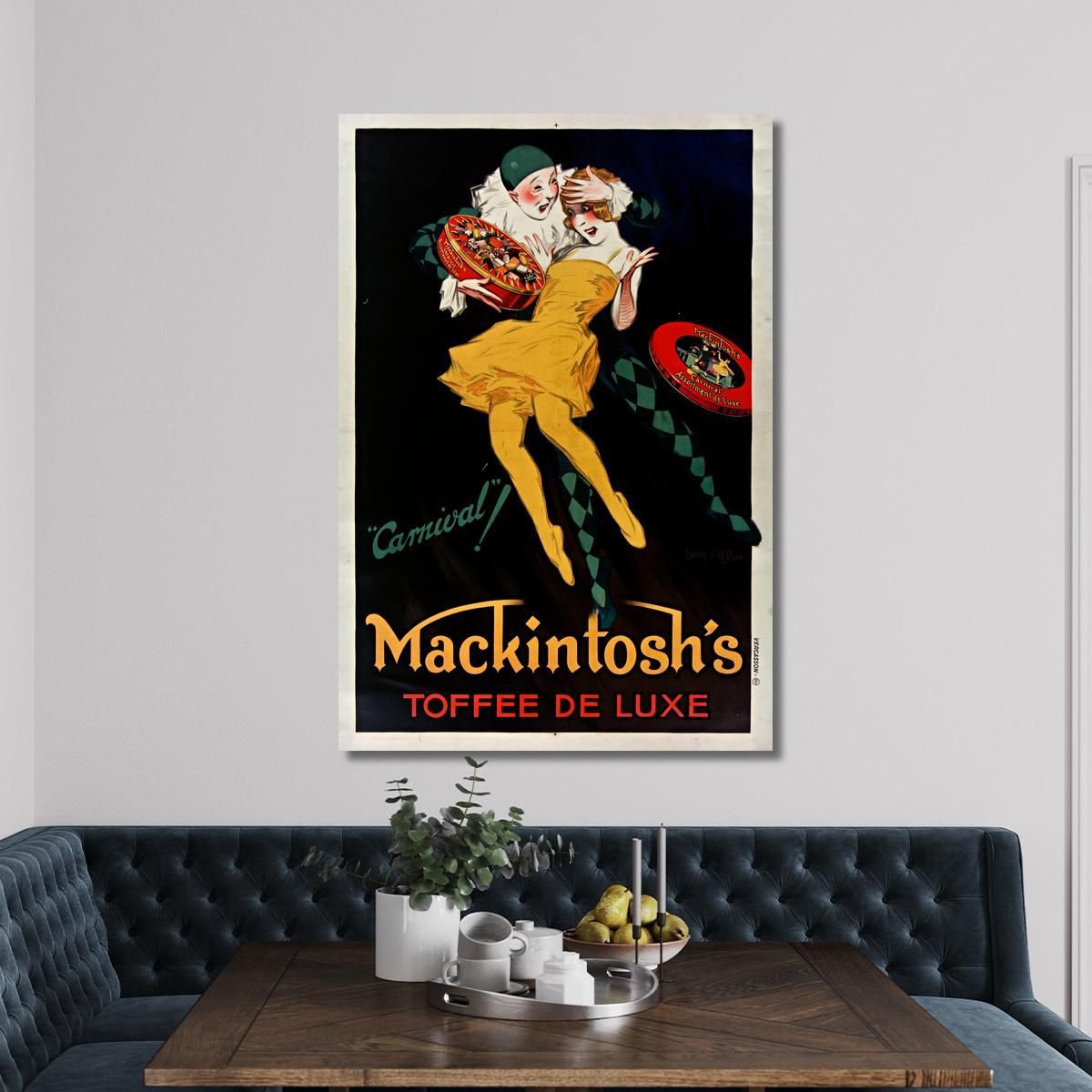 Carnevale! Il Caramello Di Lusso Di Mackintosh Jean d'Ylen jyl4 quadro stampa su tela