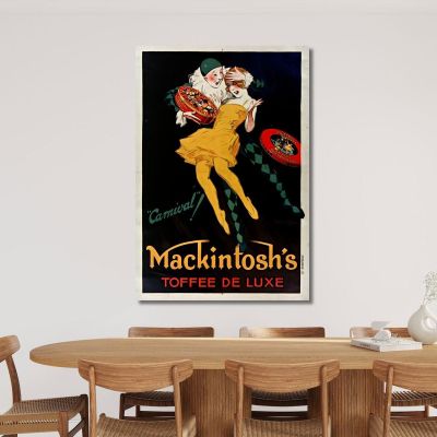 Carnevale! Il Caramello Di Lusso Di Mackintosh Jean d'Ylen jyl4 quadro stampa su tela