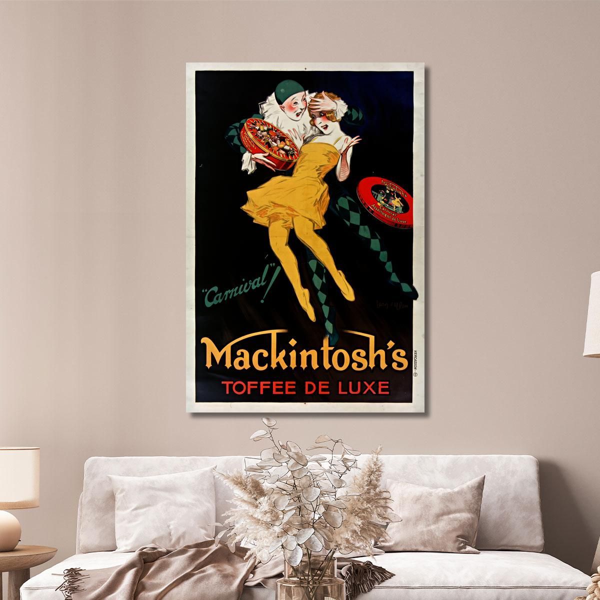 Carnevale! Il Caramello Di Lusso Di Mackintosh Jean d'Ylen jyl4 quadro stampa su tela