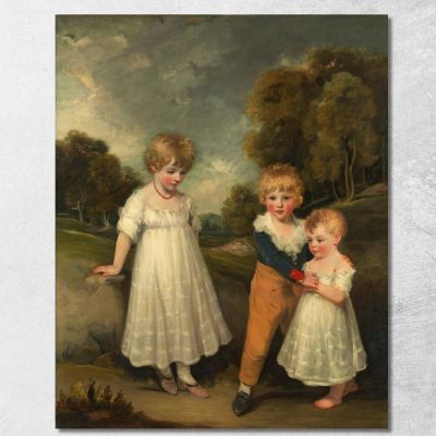 I Bambini Di Sackville John Hoppner jhp43 quadro stampa su tela