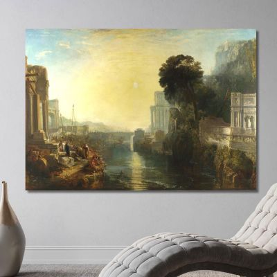 Didon Construisant Carthage Joseph Mallord William Turner, jwt2 tableau impression sur toile