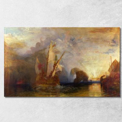 Ulisse Deride Polifemo Joseph Mallord William Turner jwt15 quadro stampa su tela