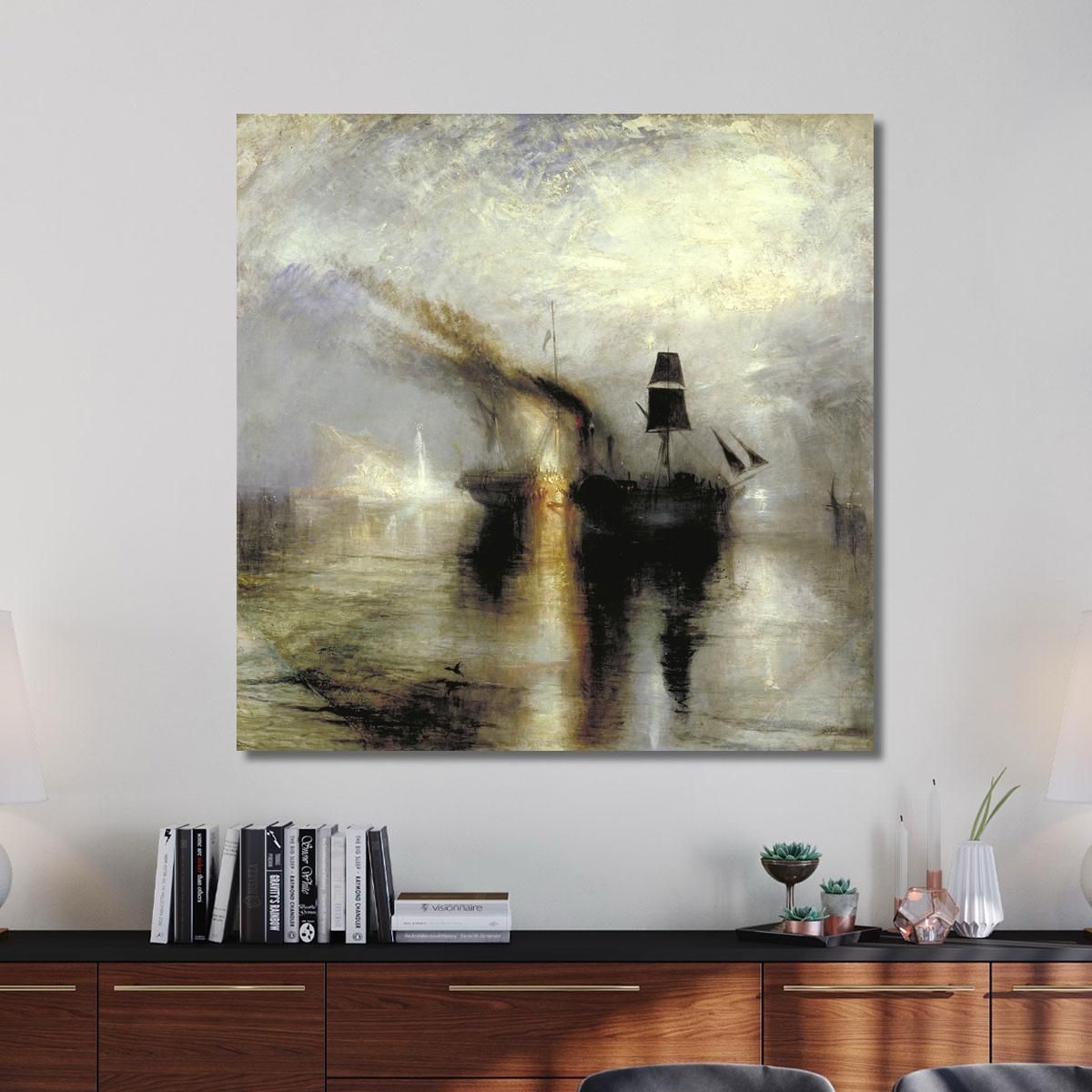 Pace - Sepoltura In Mare Joseph Mallord William Turner jwt20 quadro stampa su tela