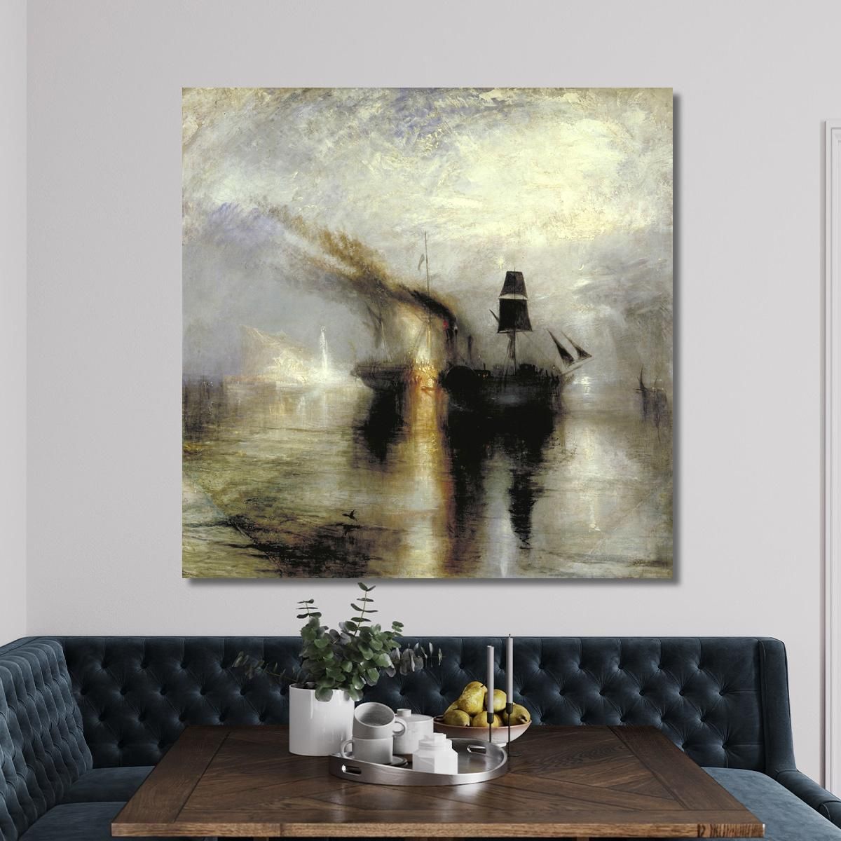 Pace - Sepoltura In Mare Joseph Mallord William Turner jwt20 quadro stampa su tela