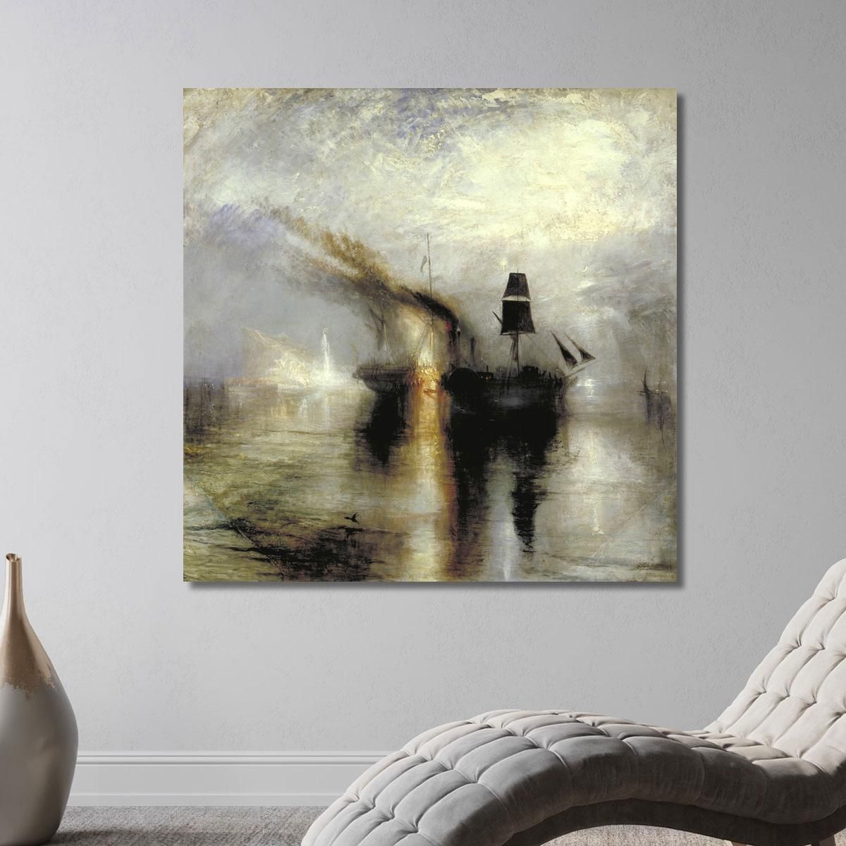 Pace - Sepoltura In Mare Joseph Mallord William Turner jwt20 quadro stampa su tela