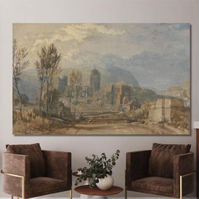Andernach Joseph Mallord William Turner jwt27 quadro stampa su tela