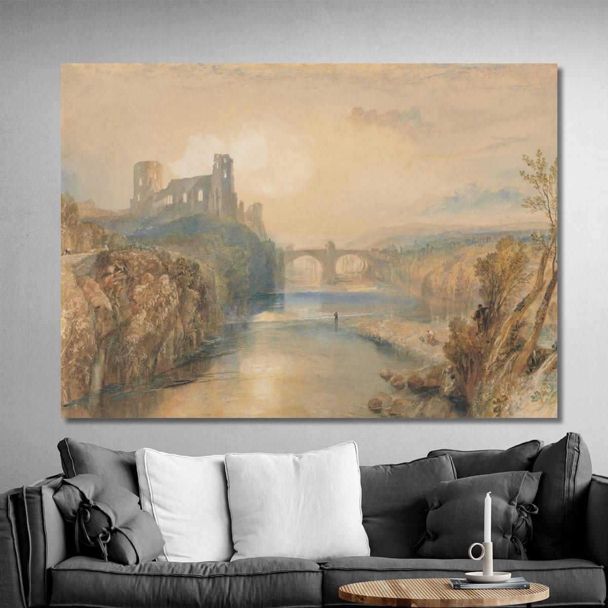 Castello Di Bernardo Joseph Mallord William Turner jwt30 quadro stampa su tela