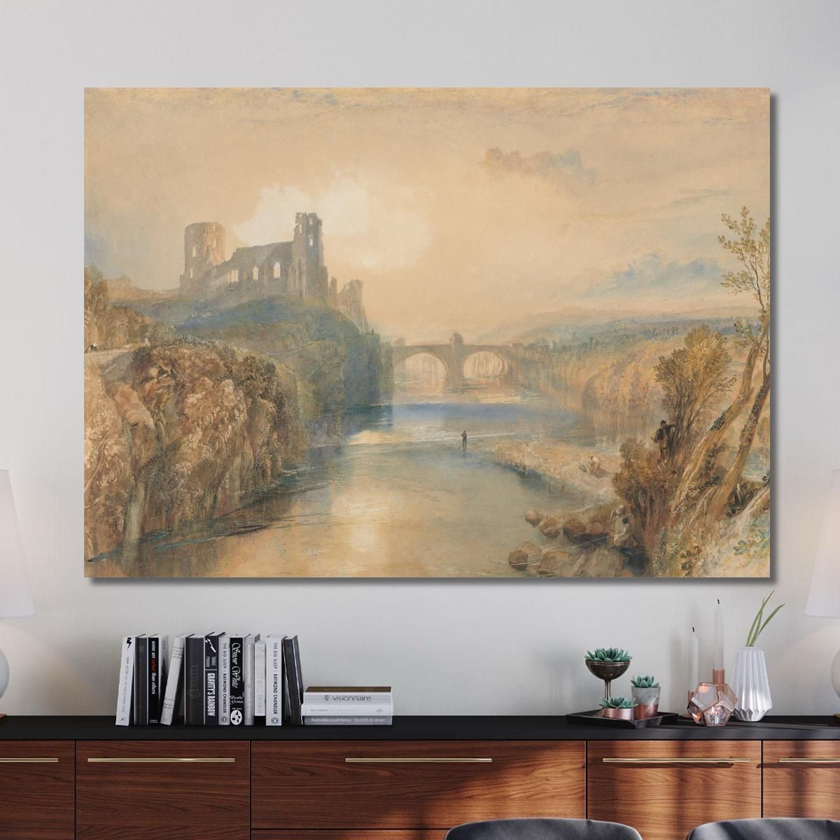 Castello Di Bernardo Joseph Mallord William Turner jwt30 quadro stampa su tela