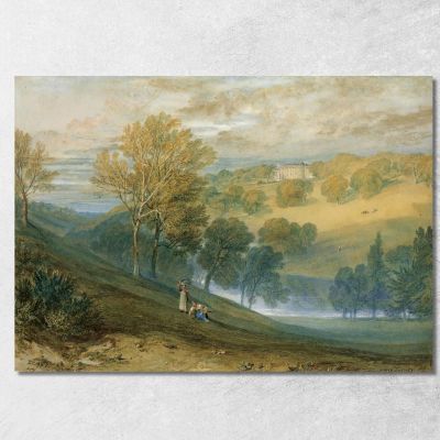 Gledhow Sala Yorkshire Joseph Mallord William Turner jwt53 quadro stampa su tela