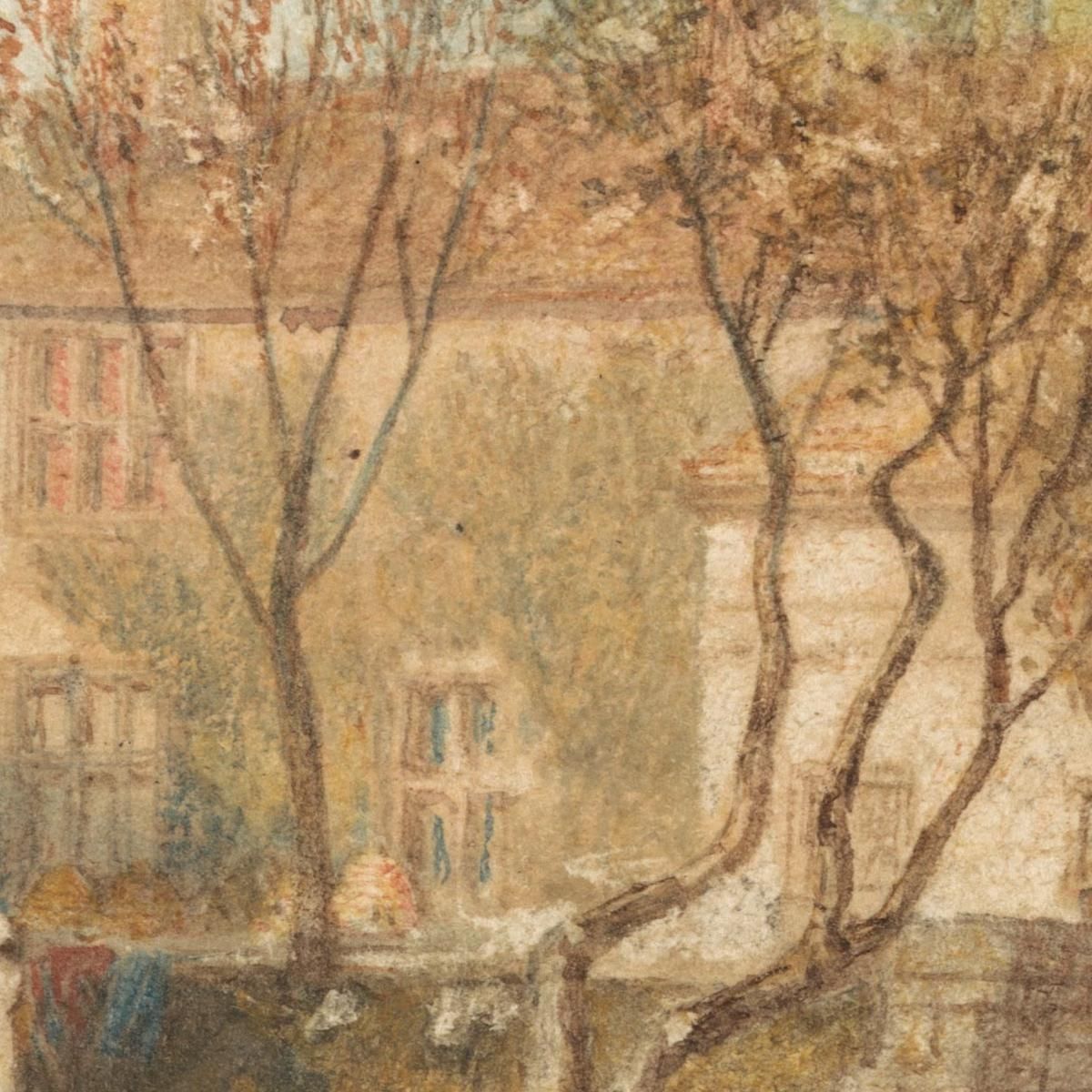 Steeton Manor House Vicino A Farnley Joseph Mallord William Turner jwt116 quadro stampa su tela