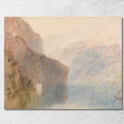 Cappella Di Tell Lago Dei Quattro Cantoni Joseph Mallord William Turner jwt121 quadro stampa su tela