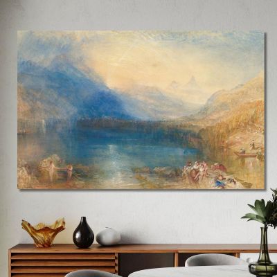 Il Lago Di Zugo Joseph Mallord William Turner jwt134 quadro stampa su tela