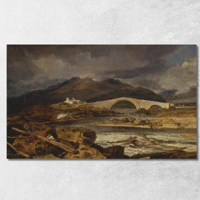 Ponte Tummel Perthshire Joseph Mallord William Turner jwt140 quadro stampa su tela