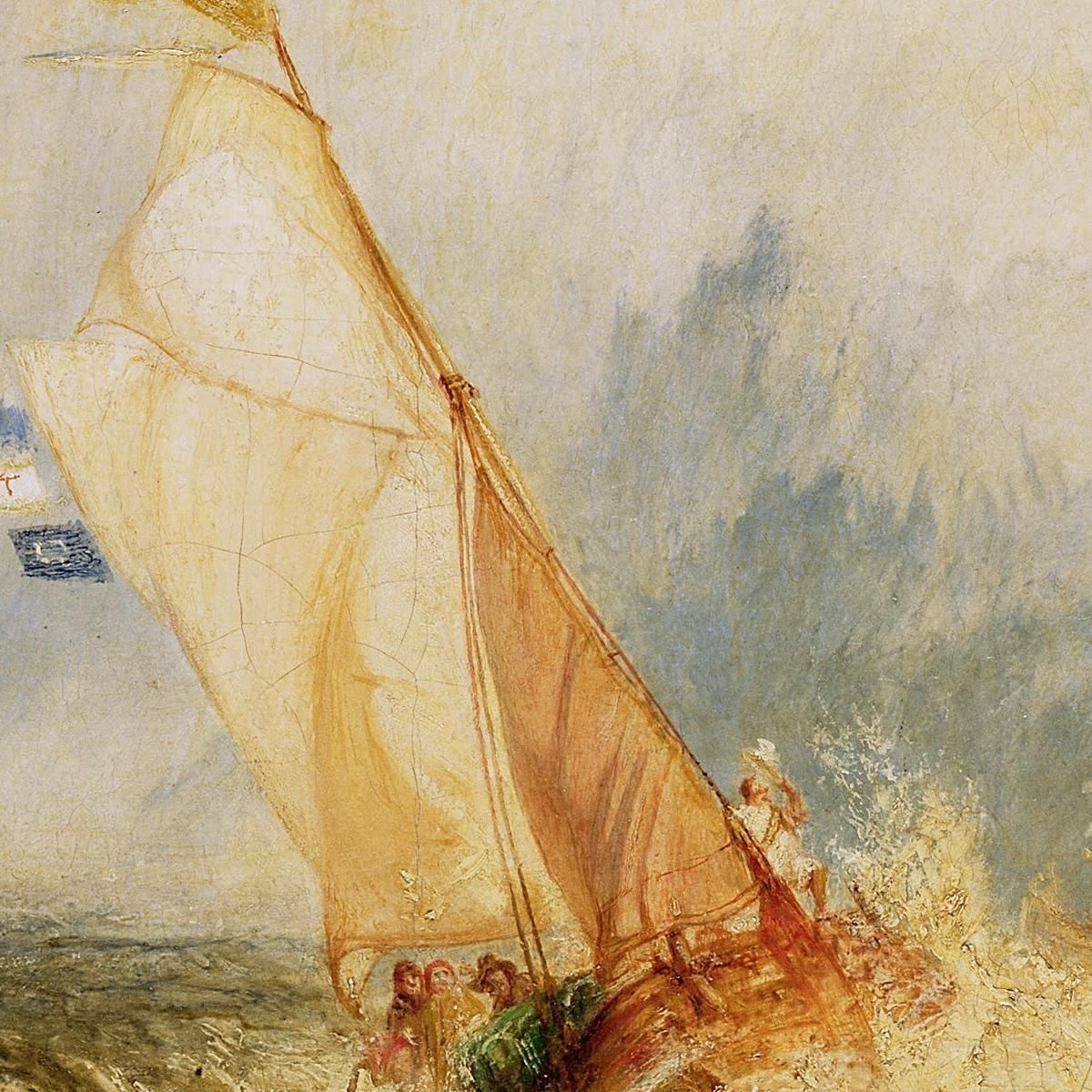 Van Tromp Sta Per Compiacere I Suoi Padroni Joseph Mallord William Turner jwt143 quadro stampa su tela