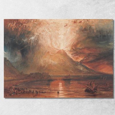 Vesuvio In Eruzione Joseph Mallord William Turner jwt146 quadro stampa su tela