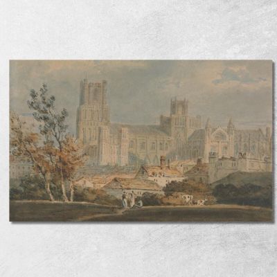 Veduta Della Cattedrale Di Ely Joseph Mallord William Turner jwt147 quadro stampa su tela