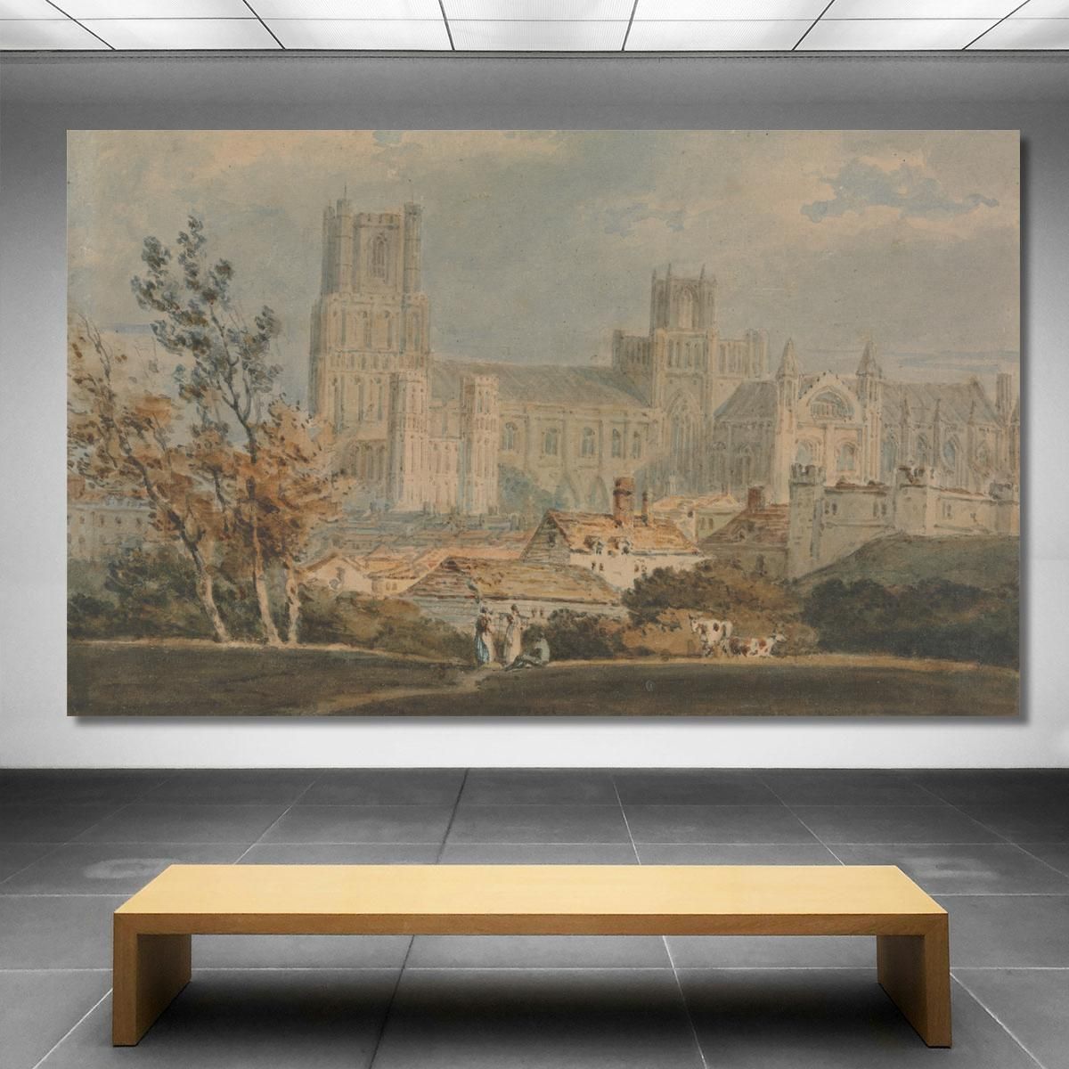 Veduta Della Cattedrale Di Ely Joseph Mallord William Turner jwt147 quadro stampa su tela