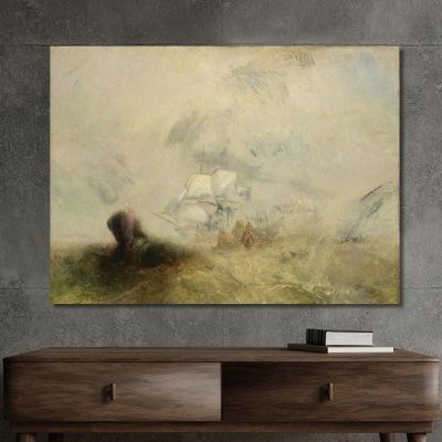 Baleniere Joseph Mallord William Turner jwt158 quadro stampa su tela