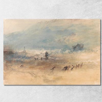 Sabbie Di Yarmouth Joseph Mallord William Turner jwt160 quadro stampa su tela