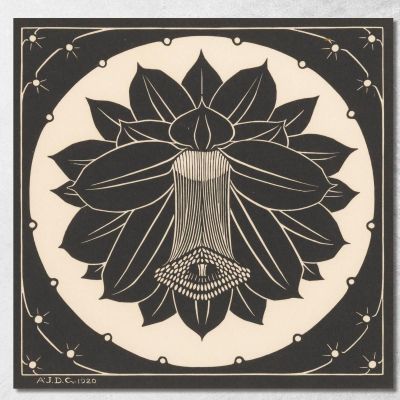 Fiore Julie de Graag jdg7 quadro stampa su tela