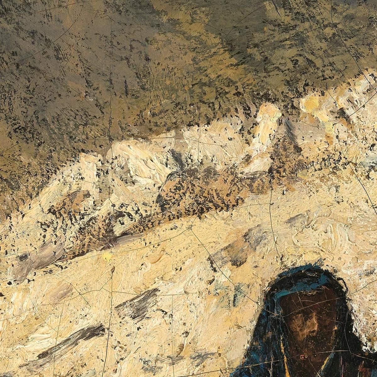 Sceicchi Arabi In Montagna Léon Bonnat lbn5 quadro stampa su tela