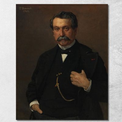 Ritratto Di Un Uomo Léon Bonnat lbn28 quadro stampa su tela