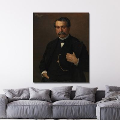 Ritratto Di Un Uomo Léon Bonnat lbn28 quadro stampa su tela