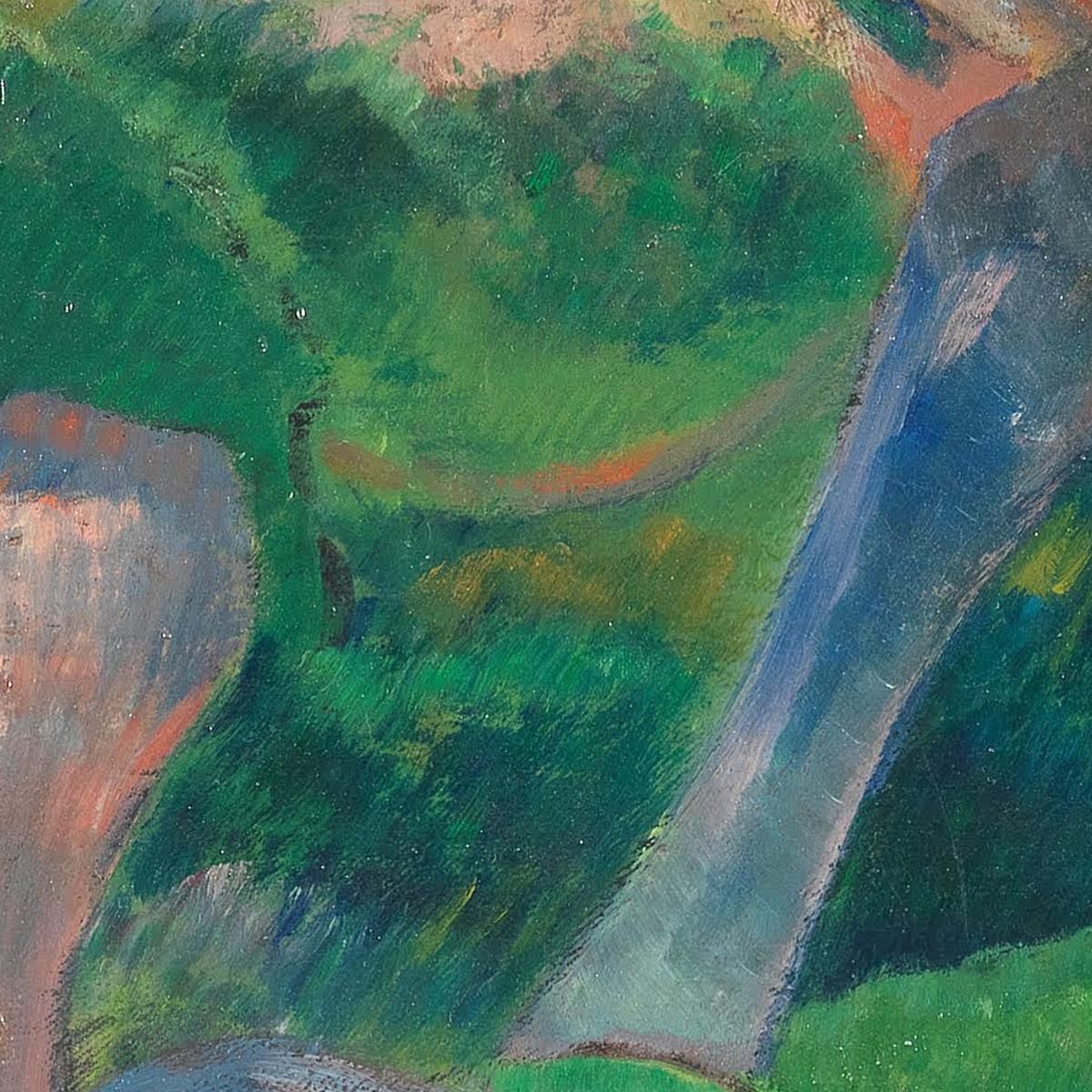 Paesaggio Della Bretagna Con Mucche Paul Gauguin pgg11 quadro stampa su tela