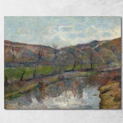 Paesaggio Della Bretagna Paul Gauguin pgg14 quadro stampa su tela